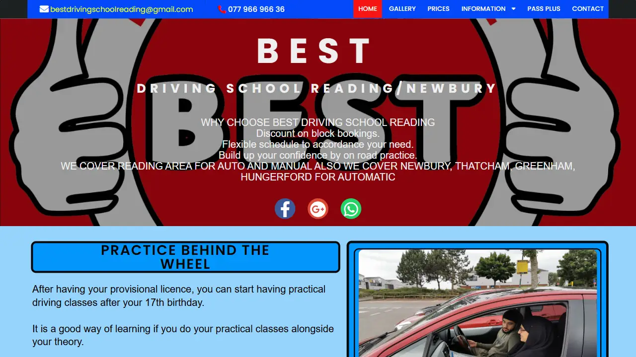 Best Driving School Reading
