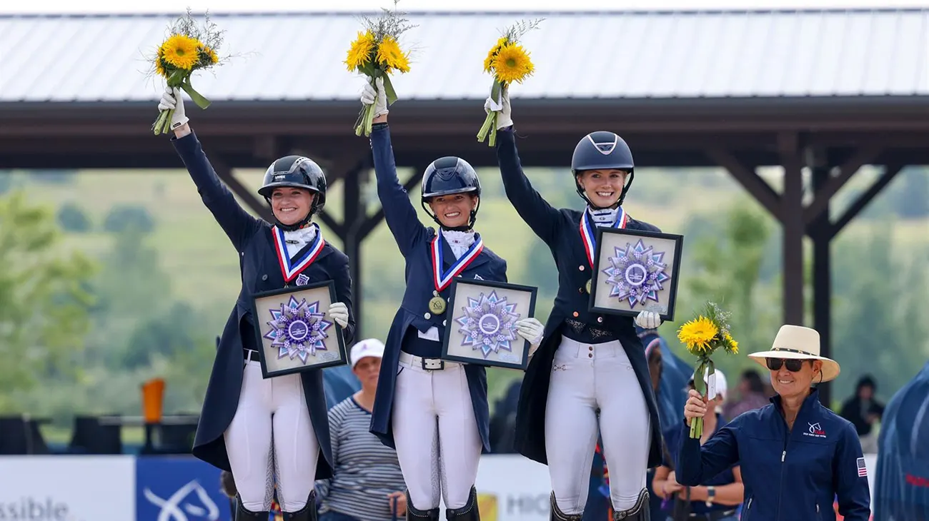 Region 4 Earns Young Rider Dressage Team Gold At NAYC - The Chronicle ...