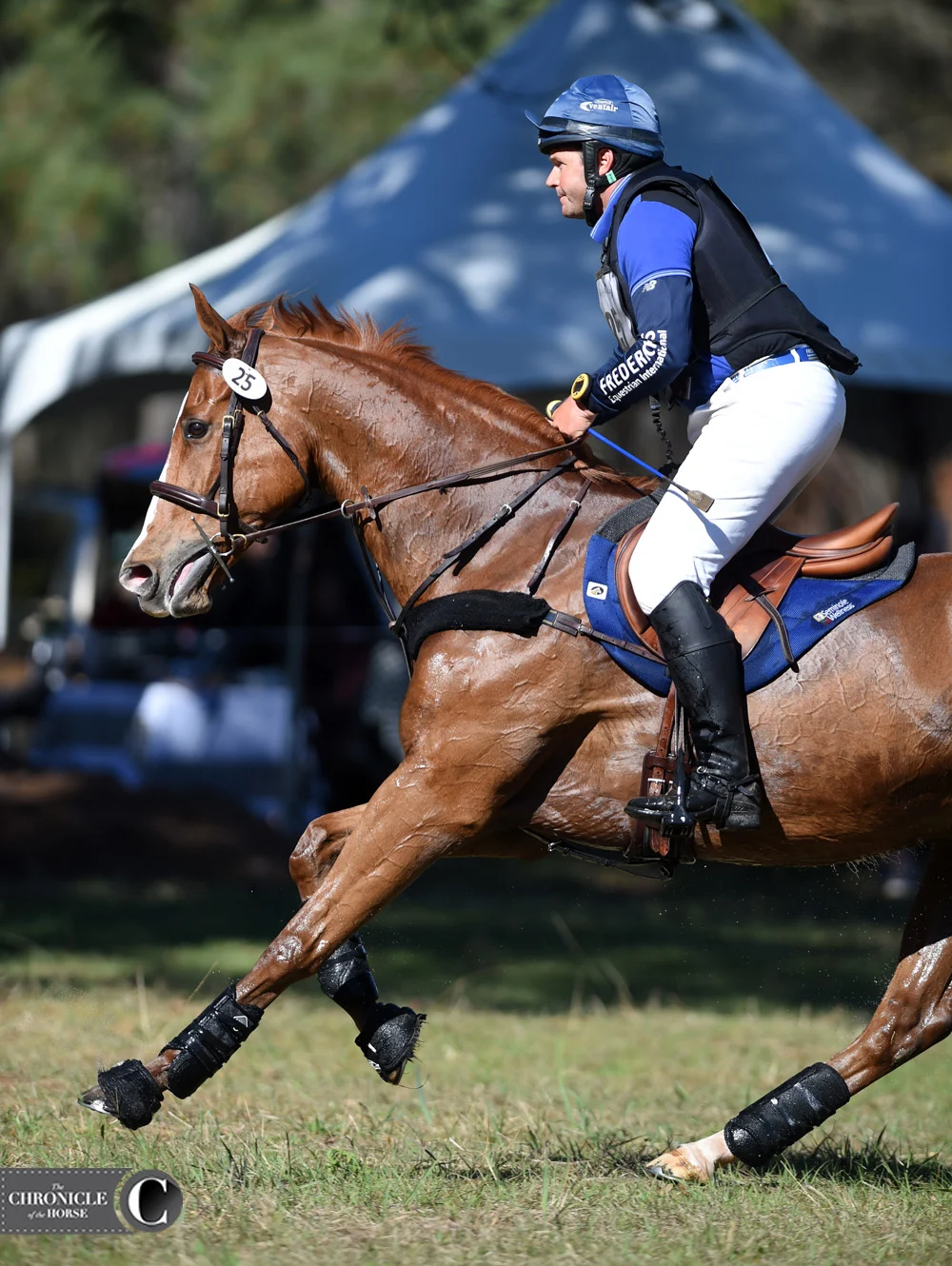 Clayton Fredericks and Houdini. Photo by Lindsay Berreth.