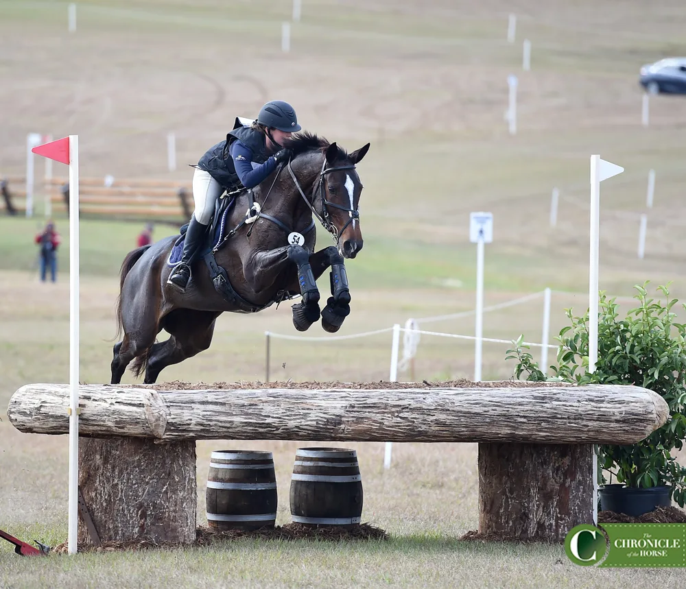 Christine Appling learned eventing alongside her mare AB Amelie and the pair won their first intermediate at Rocking Horse Winter 2 Horse Trials (photo taken at the Ocala CCI* (Fla.). Photo by Lindsay Berreth