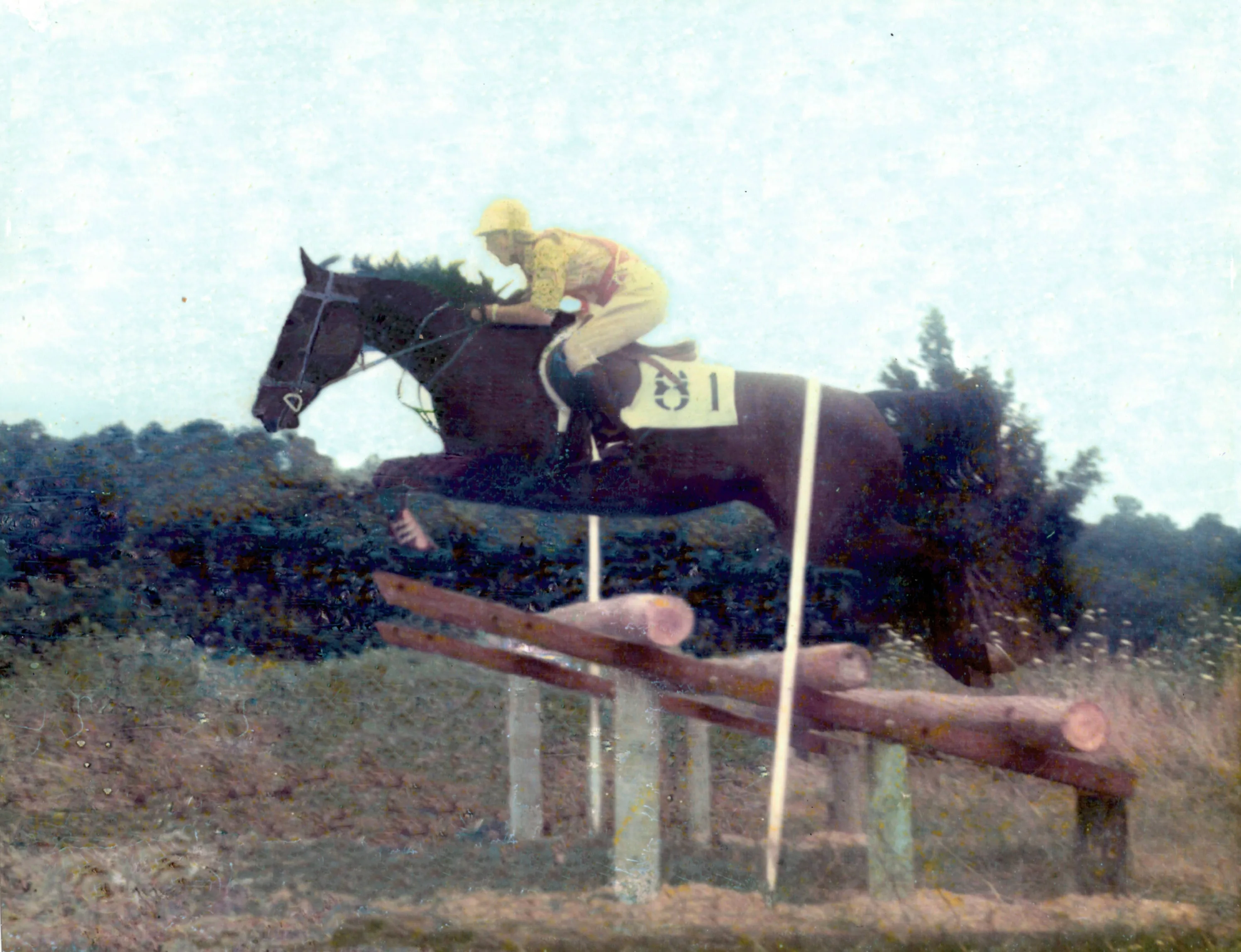 Jean Kiefer-Wood at a Pony Club rally at Foxcroft School (Va.) in 1972 aboard her Appaloosa/Thoroughbred Asterix. Photo courtesy of Jean Kiefer-Wood.