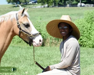 Miguel Wilson with Nugget. Photo by Laura Lemon.