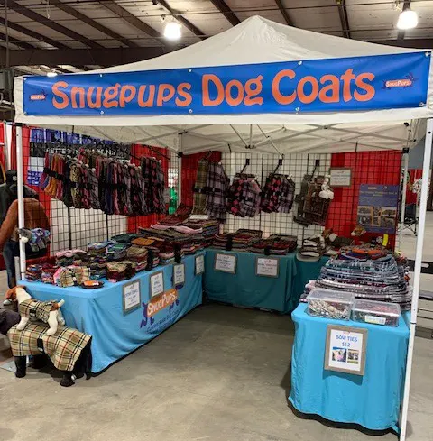 Snugpups Show Booth Setup