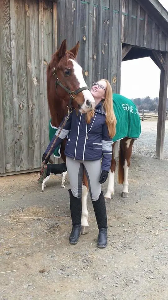 Commando on his first day home. Photo courtesy of Amanda Braun.