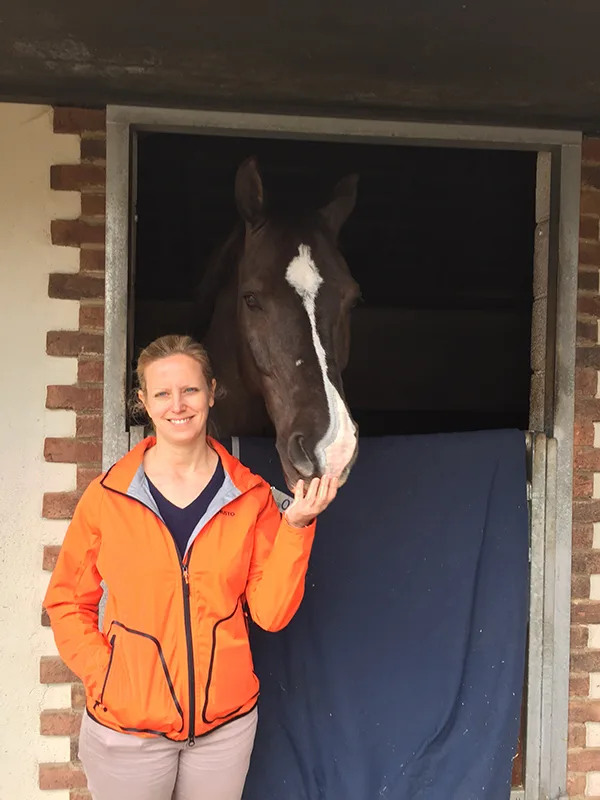 Breyers Stephanie Macejko with Valegro