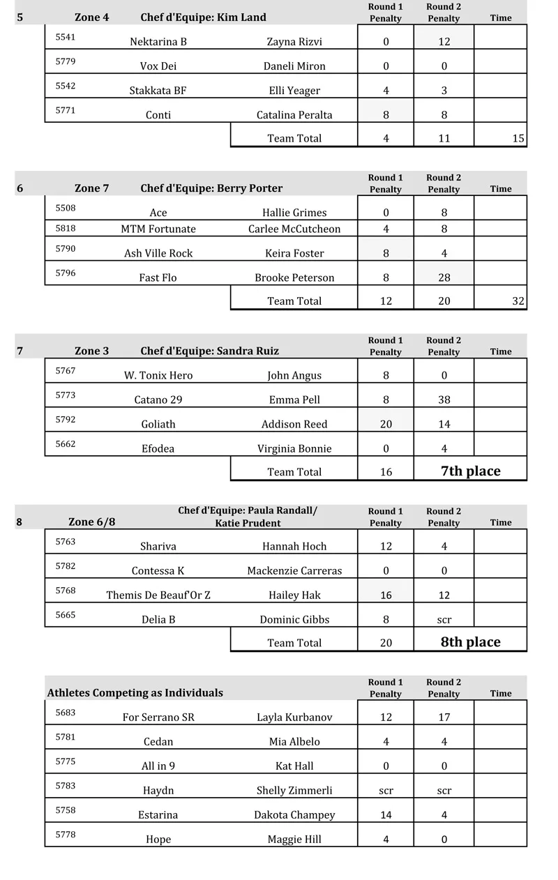 web Team Results - Phase II-2