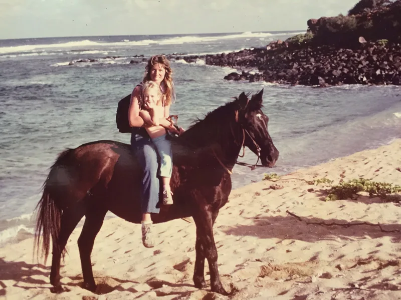 Lehua Custer+mom