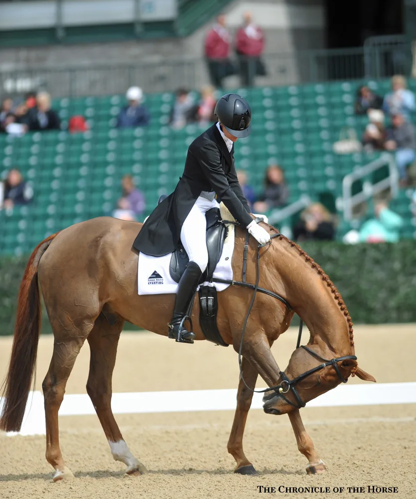 Sinead Halpin and Manoir de Carneville enjoyed several top-10 finishes at Rolex Kentucky. Photo by Lisa Slade.