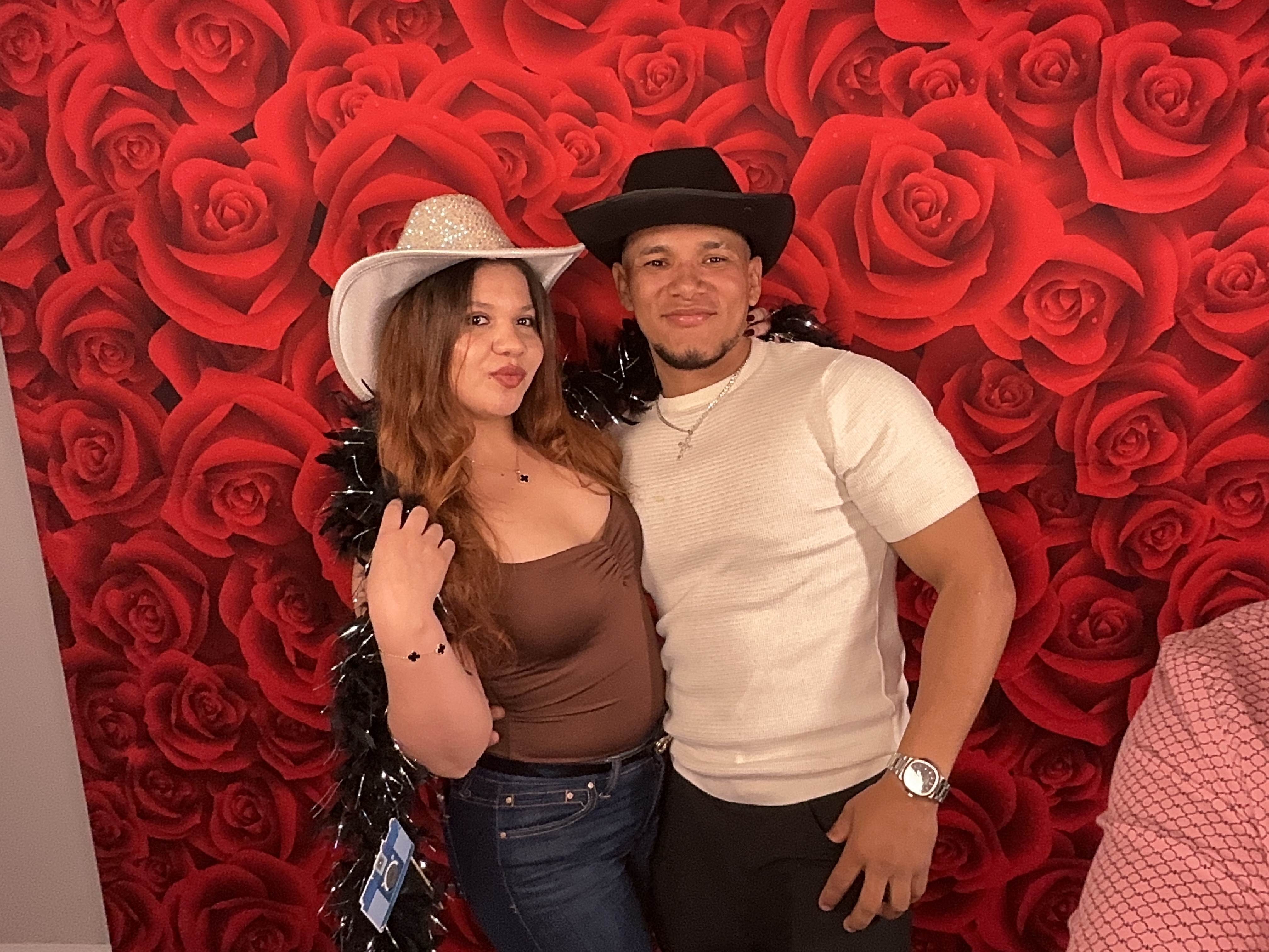 Photo booth with props