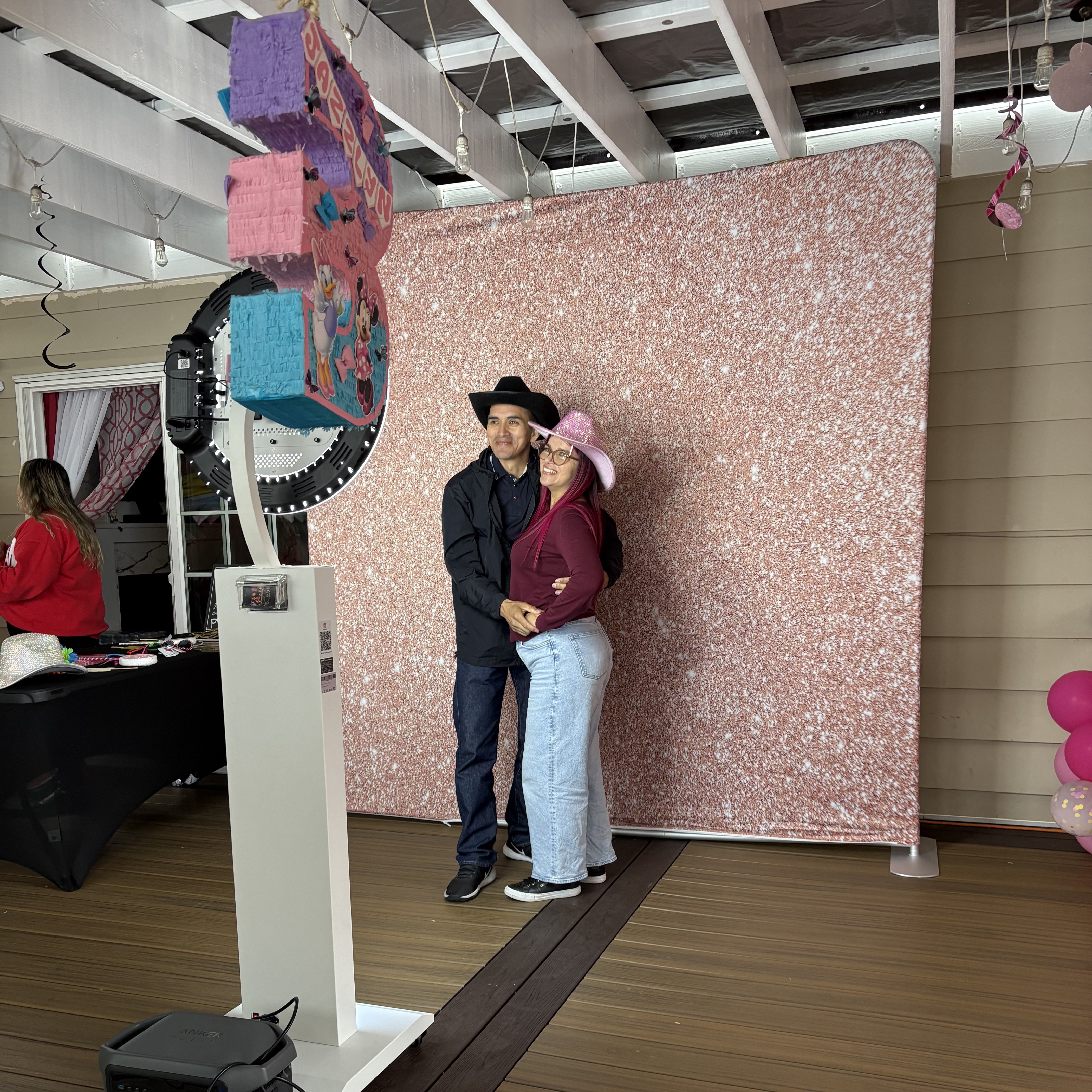 Kids birthday at the photo booth