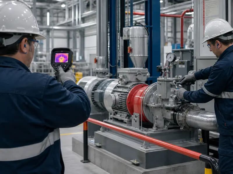Ronda de mantenimiento preventivo en una planta industrial