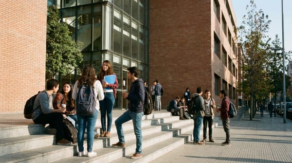 Estudiantes universitarios en Chile