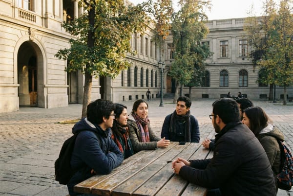 Estudiantes universitarios en Chile