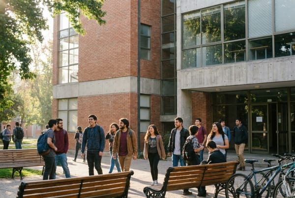 Estudiantes universitarios en Chile