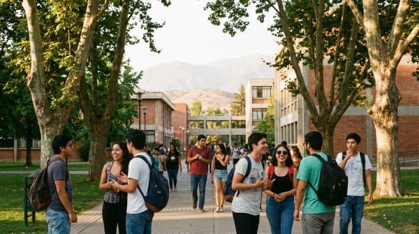 Estudiantes universitarios en Chile