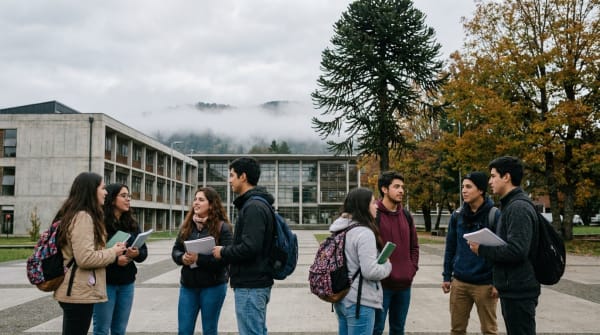 Estudiantes universitarios en Chile