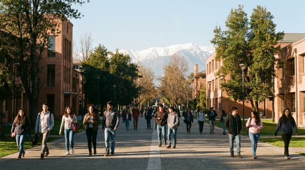 Estudiantes universitarios en Chile