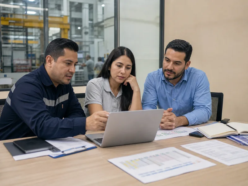 Equipo revisa planificación e indicadores de empresas de mantenimiento