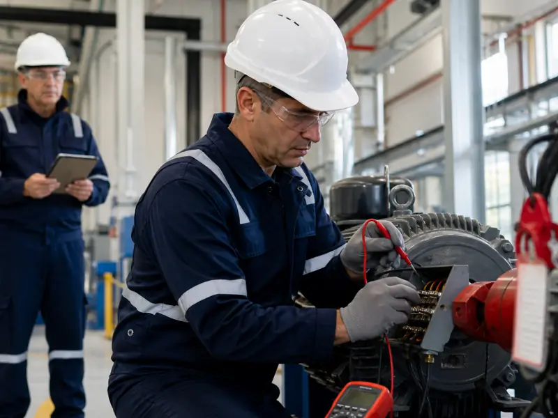 Verificación técnica después de un mantenimiento correctivo