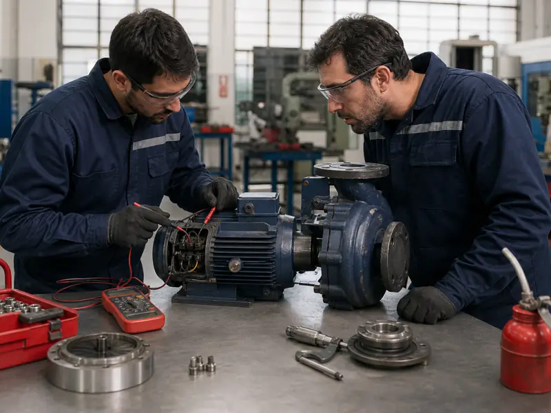 Diagnóstico previo a la reparación de equipos industriales
