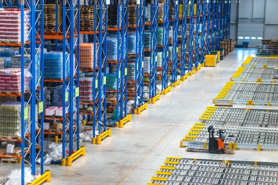 Rack para bodegas industriales instalados en bodega Ingerack Chile