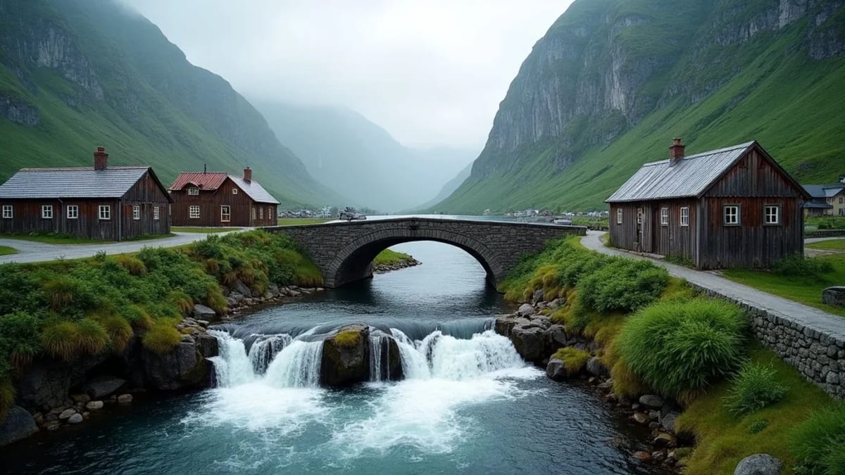 Hellesylt vom Wasser