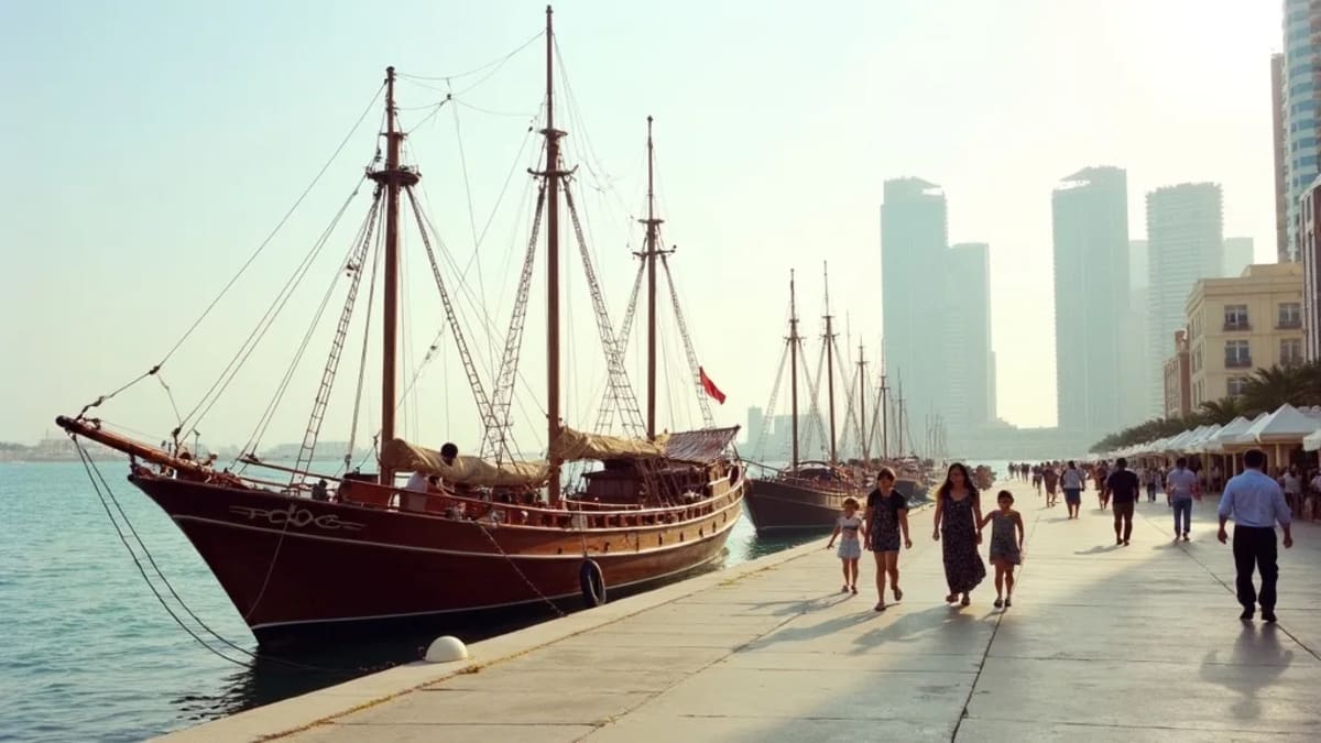 Doha vom Wasser