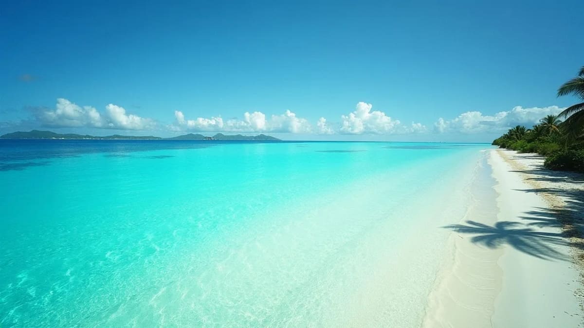 Aitutaki (Arutanga) vom Wasser