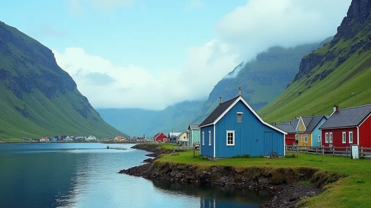 Seyðisfjörður vom Wasser