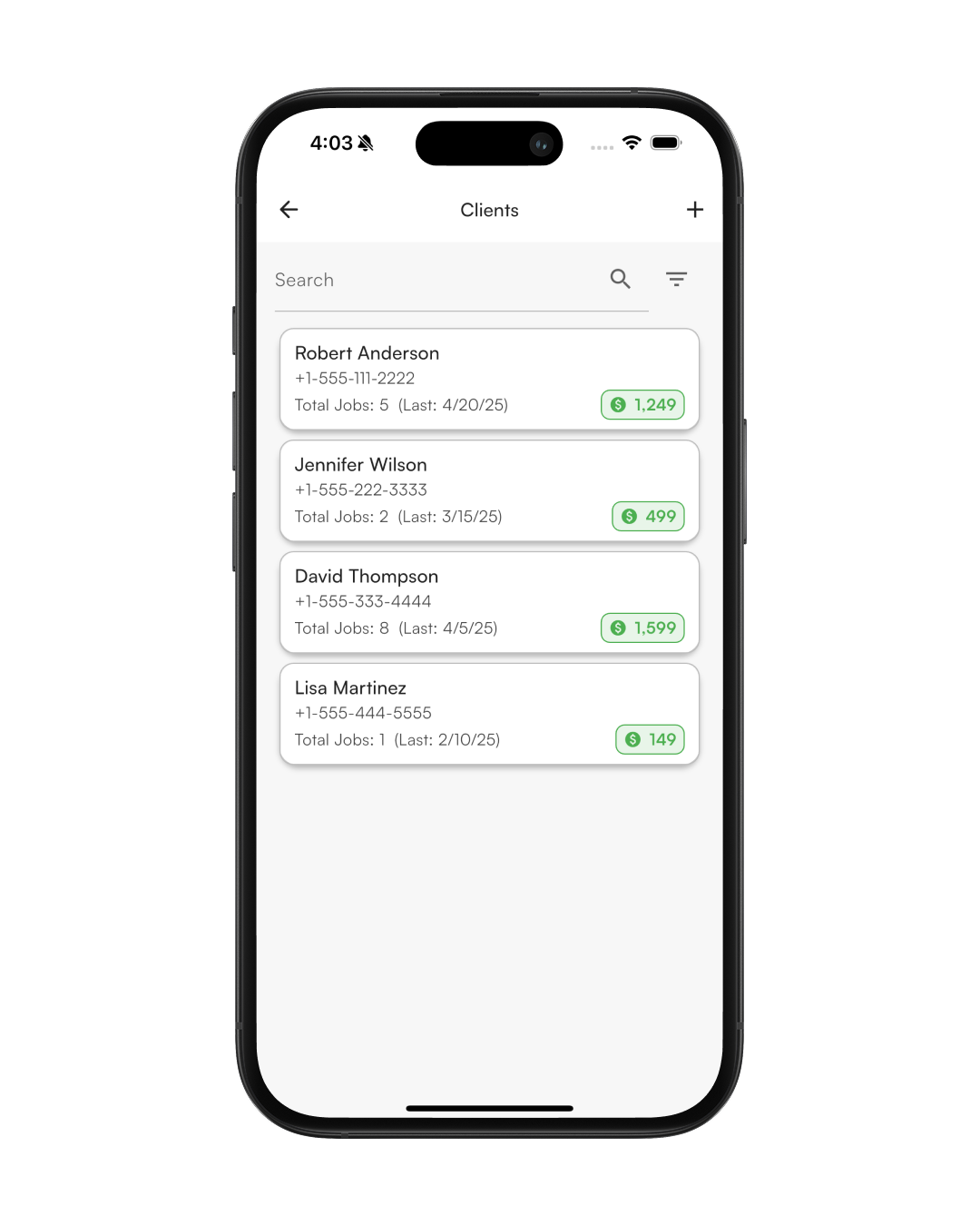 Client management made easy.