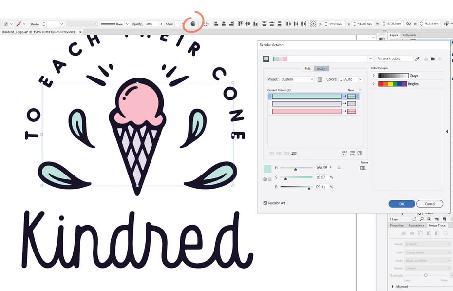 Как сделать логотип в Adobe Illustrator ? 71