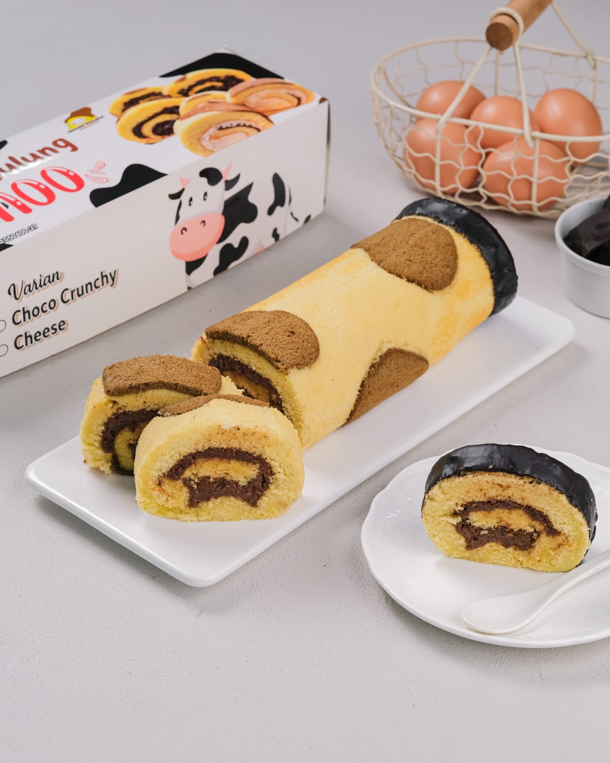 Bolu Gulung Moo Choco Crunchy