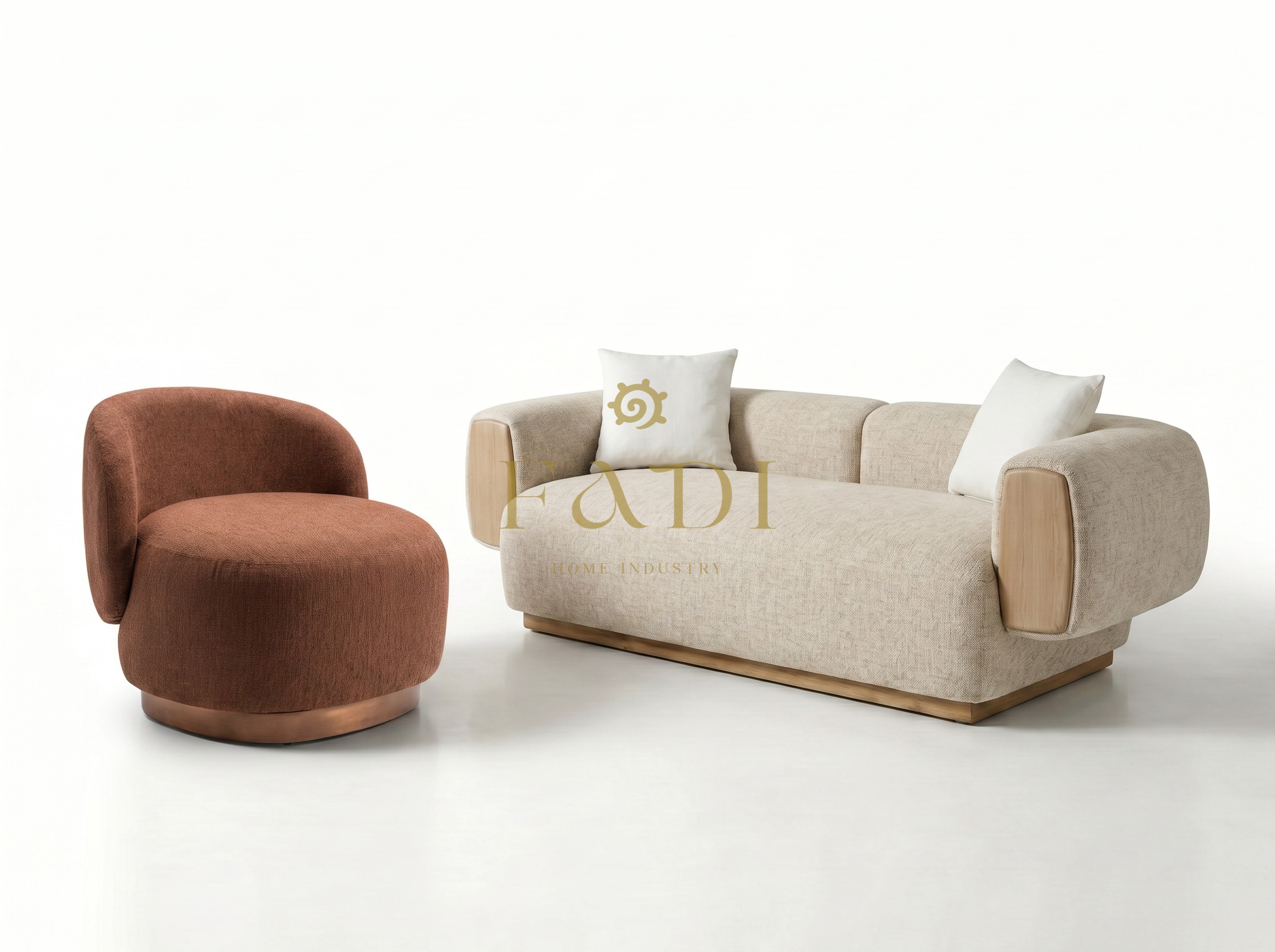 Valley 3 Seater + 2PCS Valley Single Accent Chairs — view 8