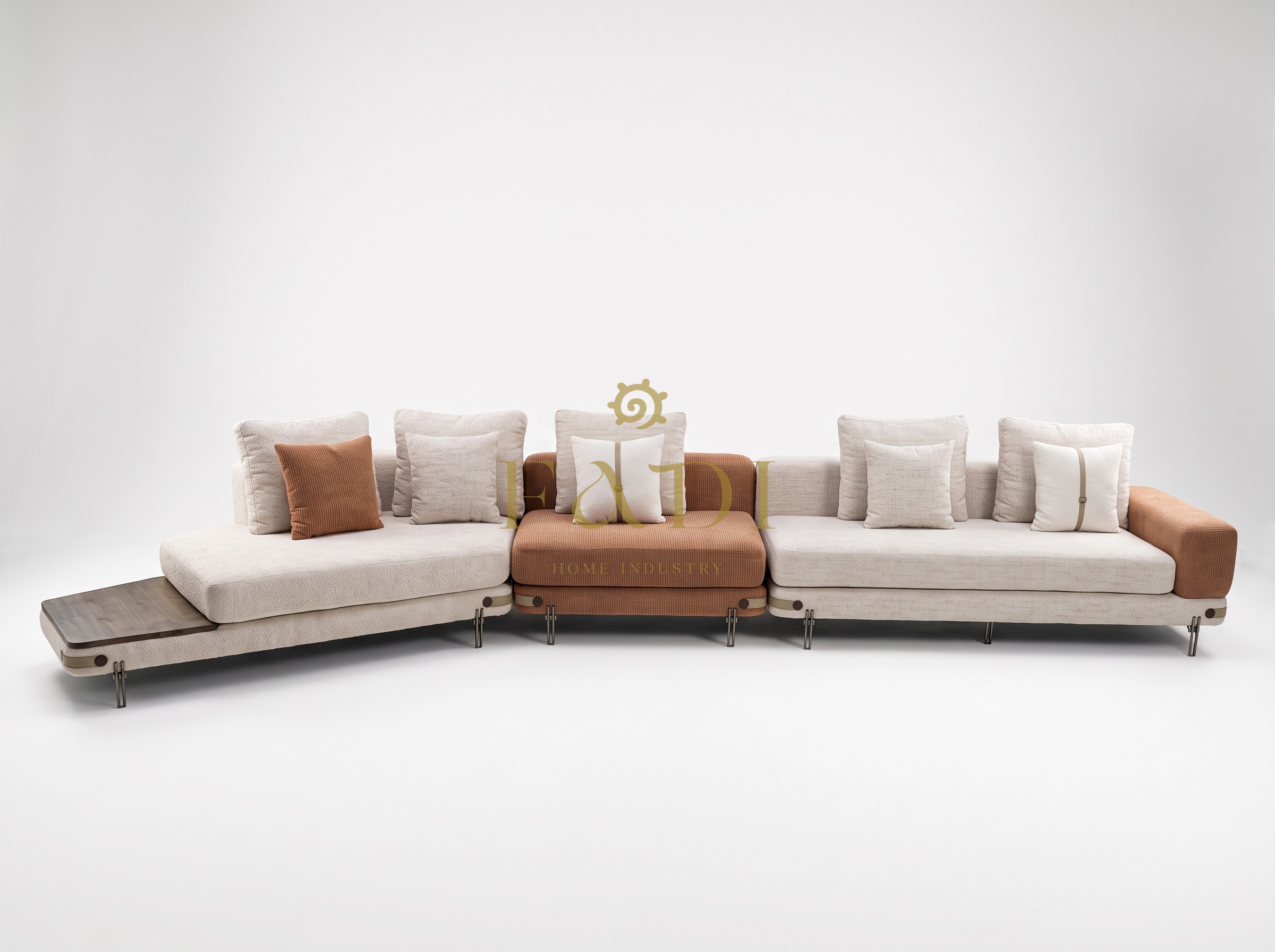 Cleo 7 Seater Sofa Set (Console included) — view 2
