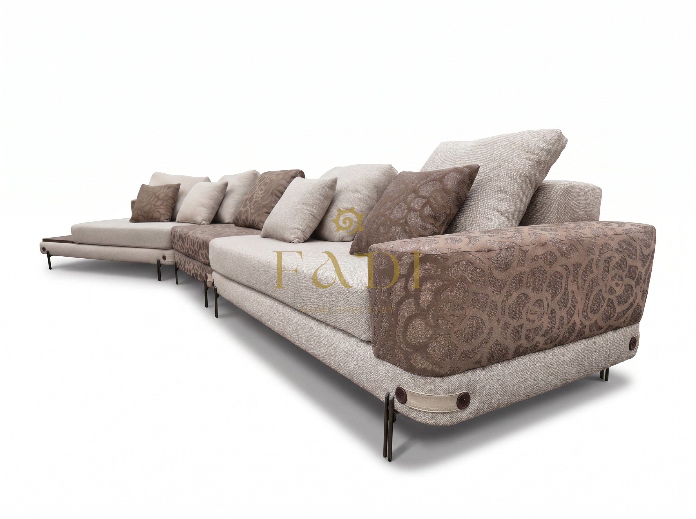 Cleo 7 Seater Sofa Set (Console included) — view 8