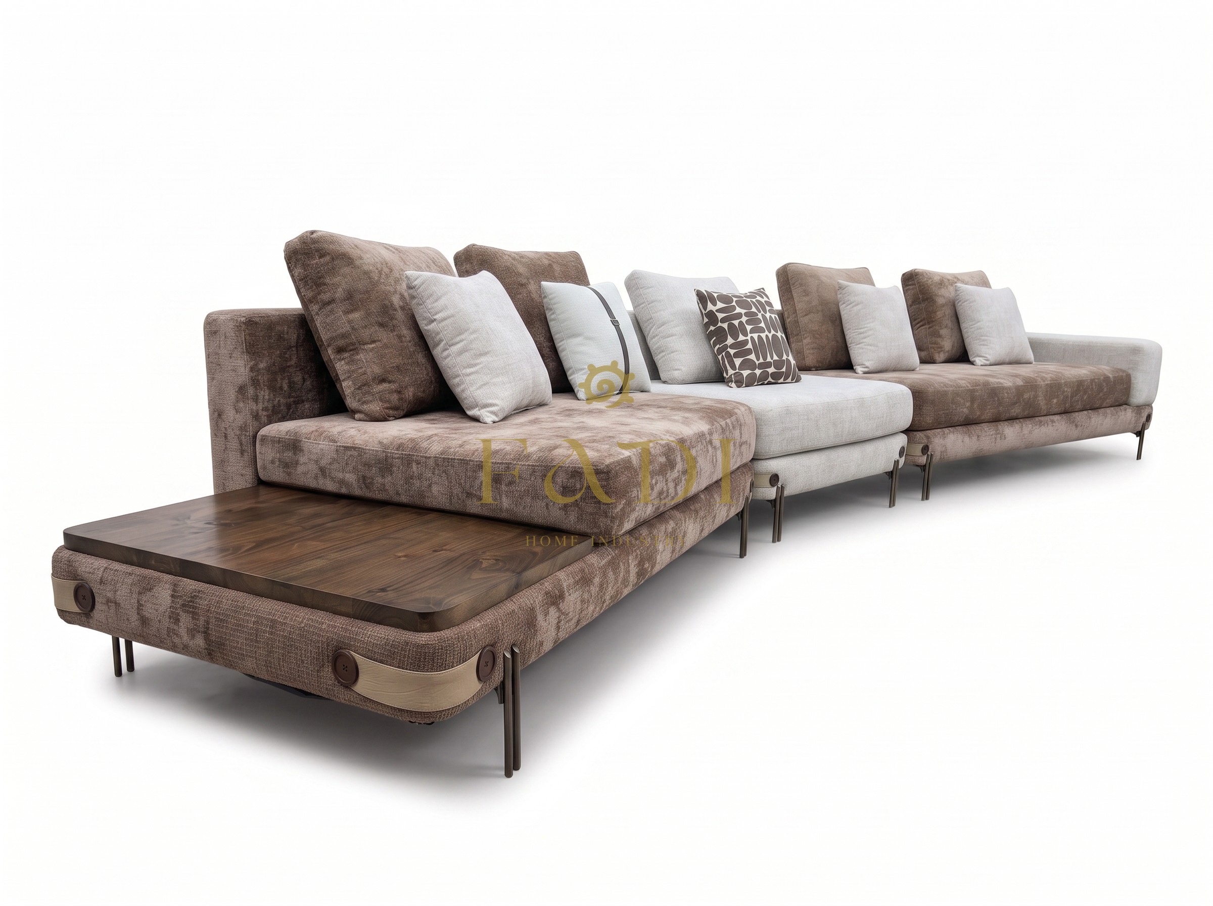 Cleo 7 Seater Sofa Set (Console included) — view 10
