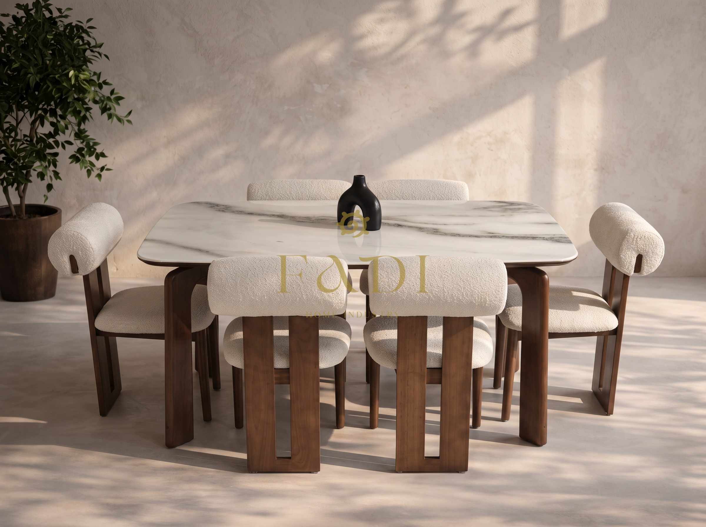 Dining Set T23O6 (6 Seater) — view 4