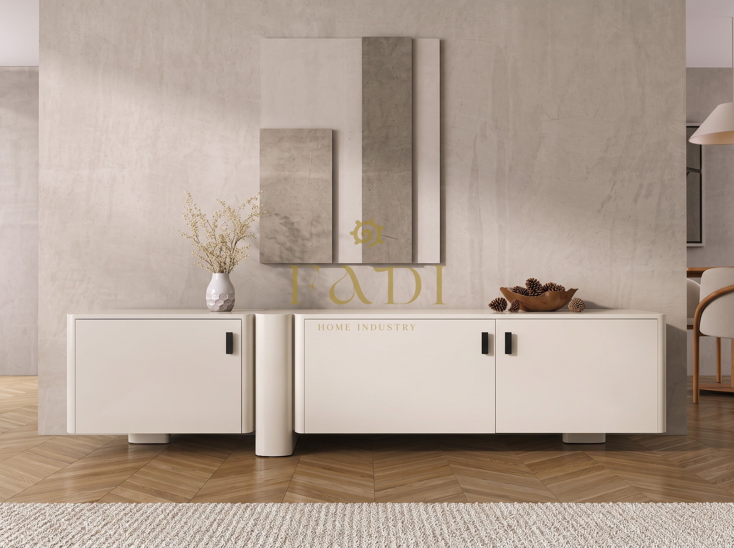 Masalda TV Stand - White