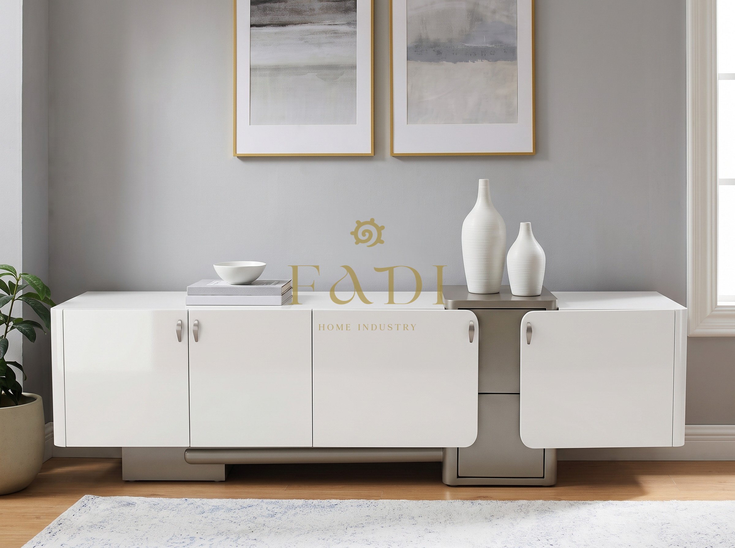 Two-tone TV Stand