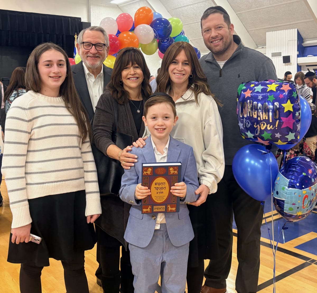 MHA family at Siddur celebration
