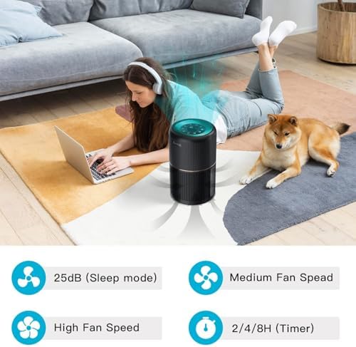 Vue 4 de Airtok Purificateur Dair Avec