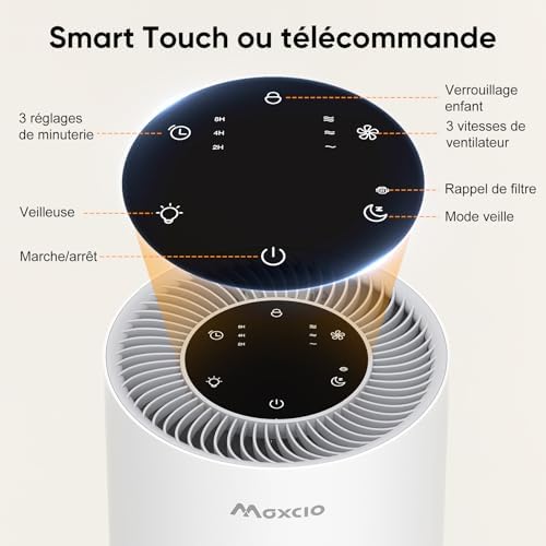 Vue 3 de Maxcio Purificateur Dair Hepa