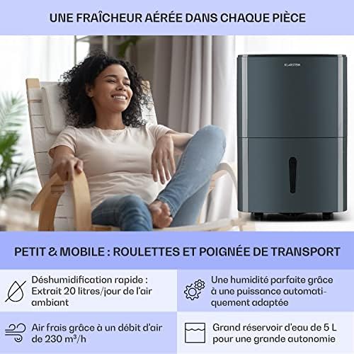 Vue 2 de Klarstein Deshumidificateur Air