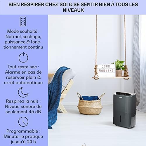 Vue 3 de Klarstein Deshumidificateur Air