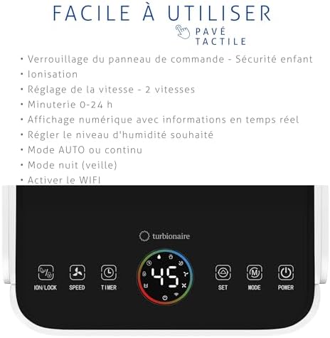 Vue 5 de Deshumidificateur Dair Enturbionaire Senso