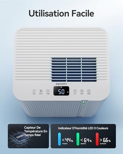 Vue 6 de Euhomy Ljour Deshumidificateur