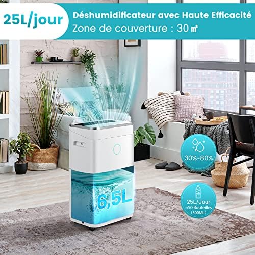 Vue 2 de Goplus Deshumidificateur Ljour Deshumidificateur