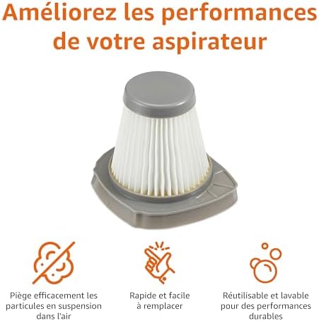 Vue 2 de Amazon Basics Filtres Hepa