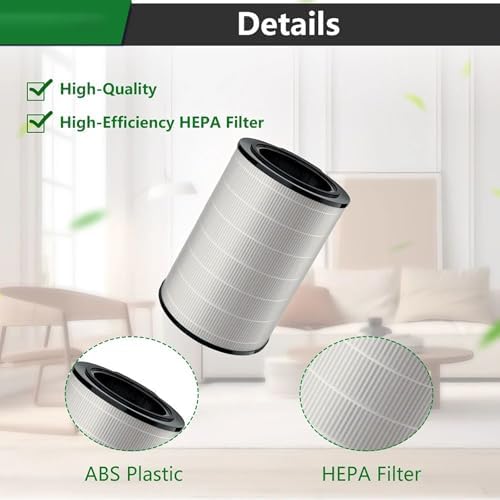 Vue 3 de Filtre Hepa De Rechange