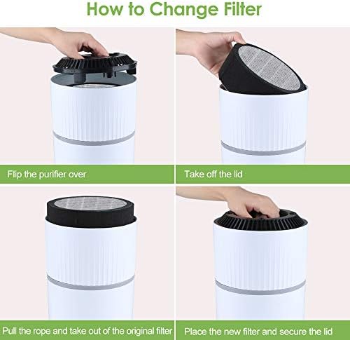 Vue 3 de Earnmore Filtre Purificateur Dair